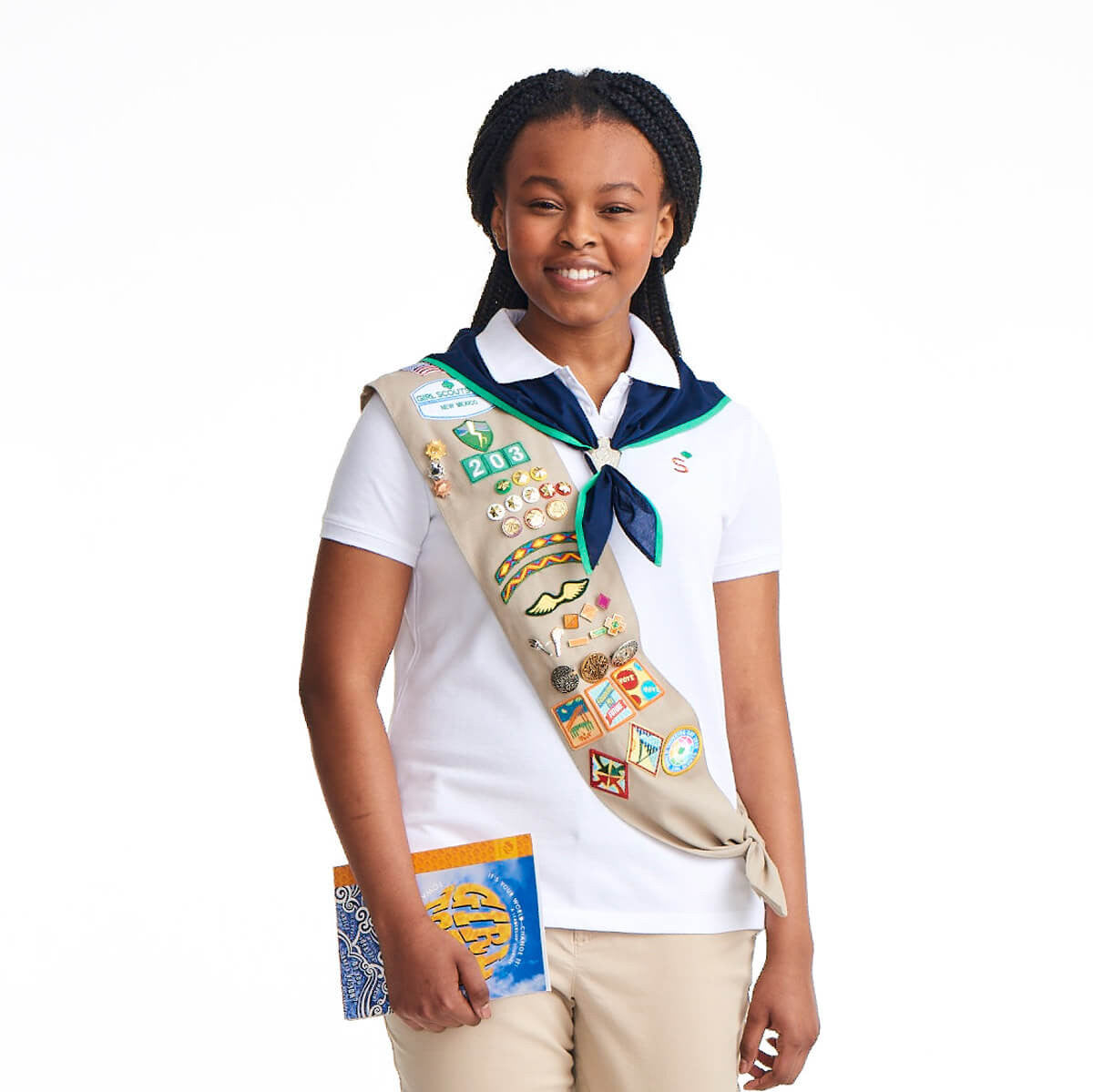 Official Girl Scouts Cadette Senior And Ambassador Sash Basics Clothing Store 2187