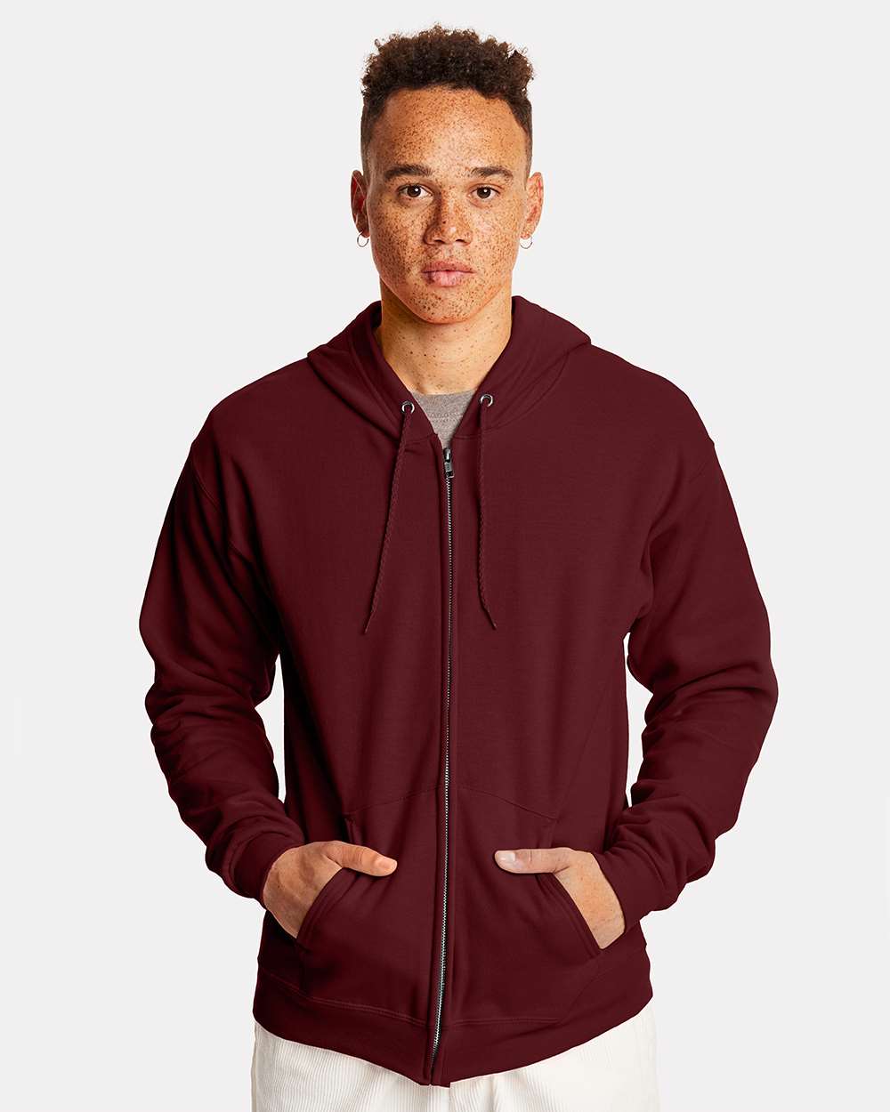 Hanes Ecosmart® Full-Zip Hooded Sweatshirt