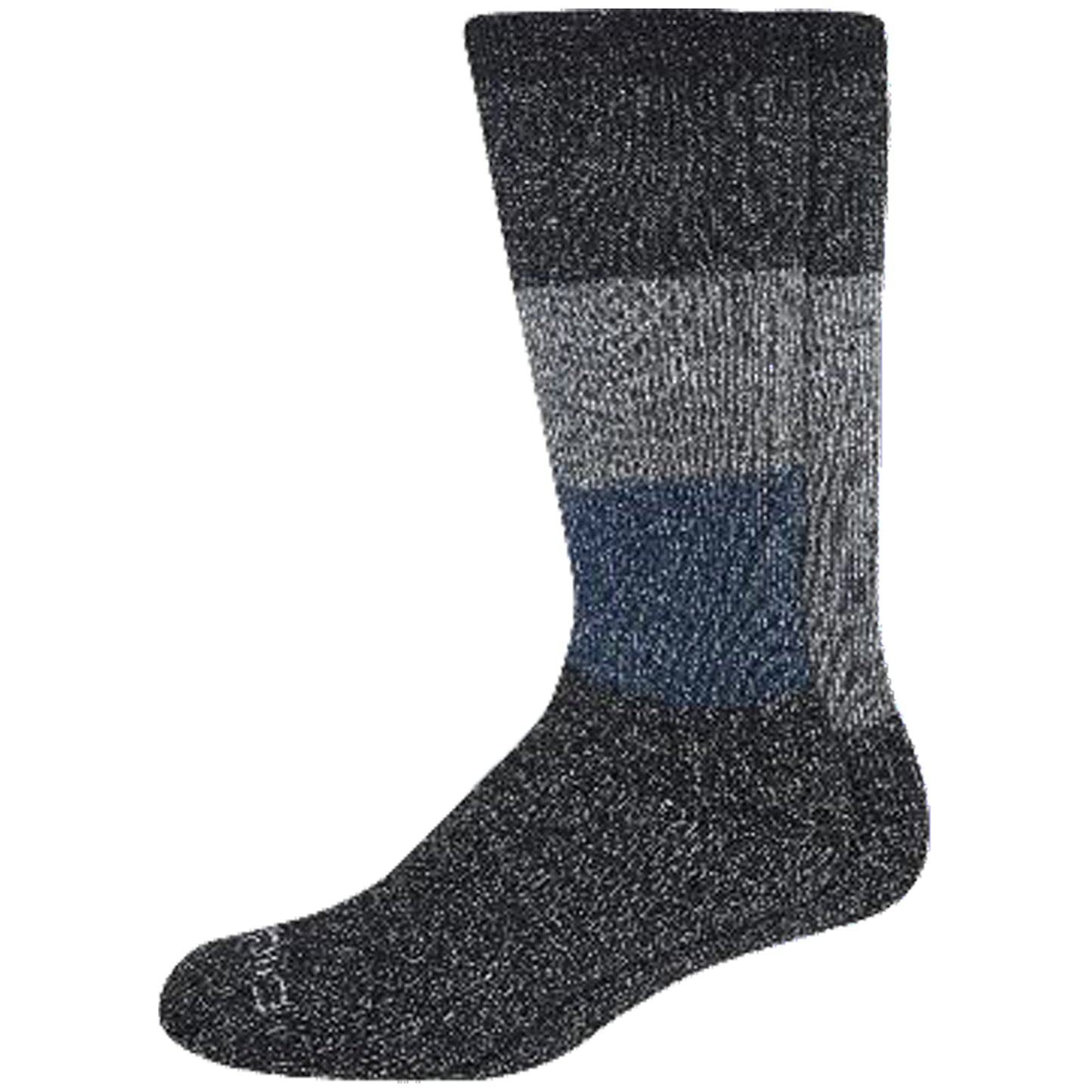 Dickies Men's 2 Packs Brushed Charcoal Fiber Crew with Mountain Welt Socks, Sizes 6-12 - Basics Clothing Store