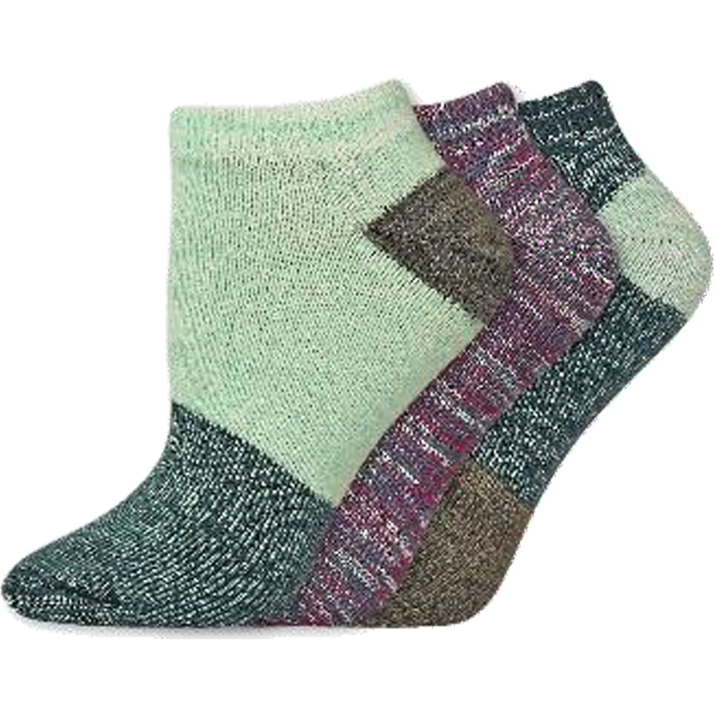 Calcetines invisibles Dickies Soft Marl para mujer, paquete de 3, tallas 6 a 9