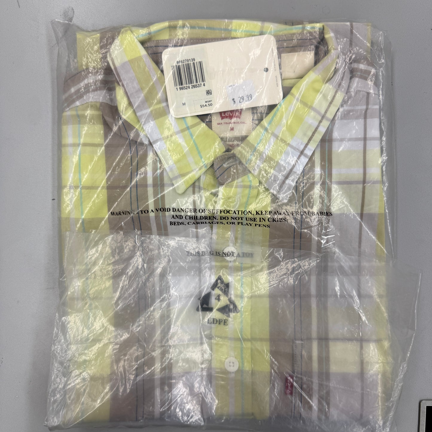 Levis Short Sleeve Button Up Shirts - CLEARANCE