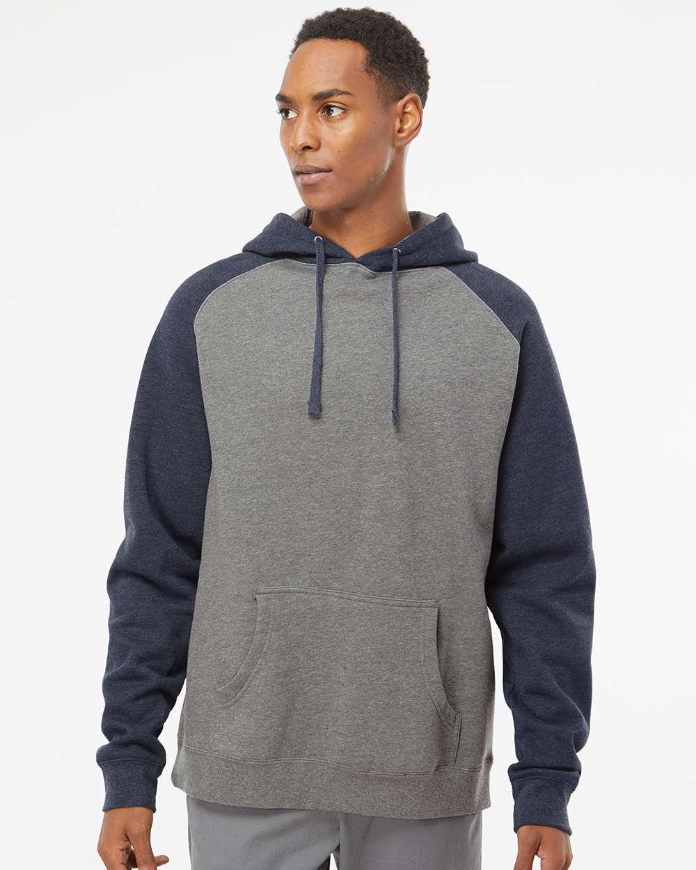 Independent Trading Co. Raglan Hooded Sweatshirt