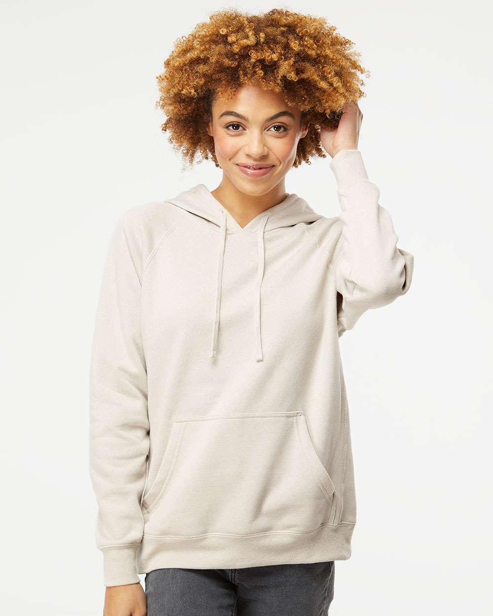 Independent Trading Co. Special Blend Raglan Hooded Sweatshirt