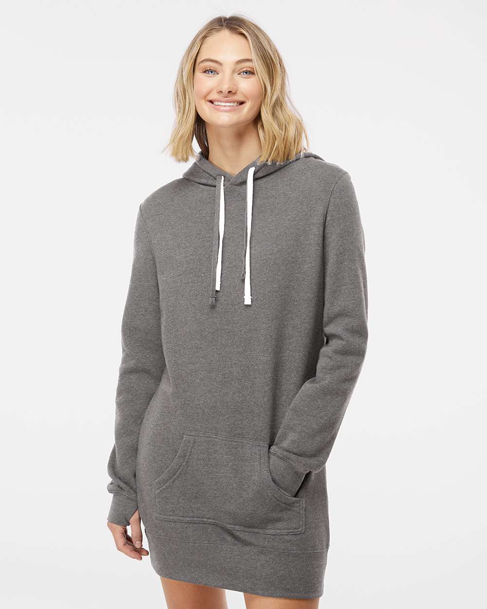 Independent Trading Co. Women’s Special Blend Hooded Sweatshirt Dress