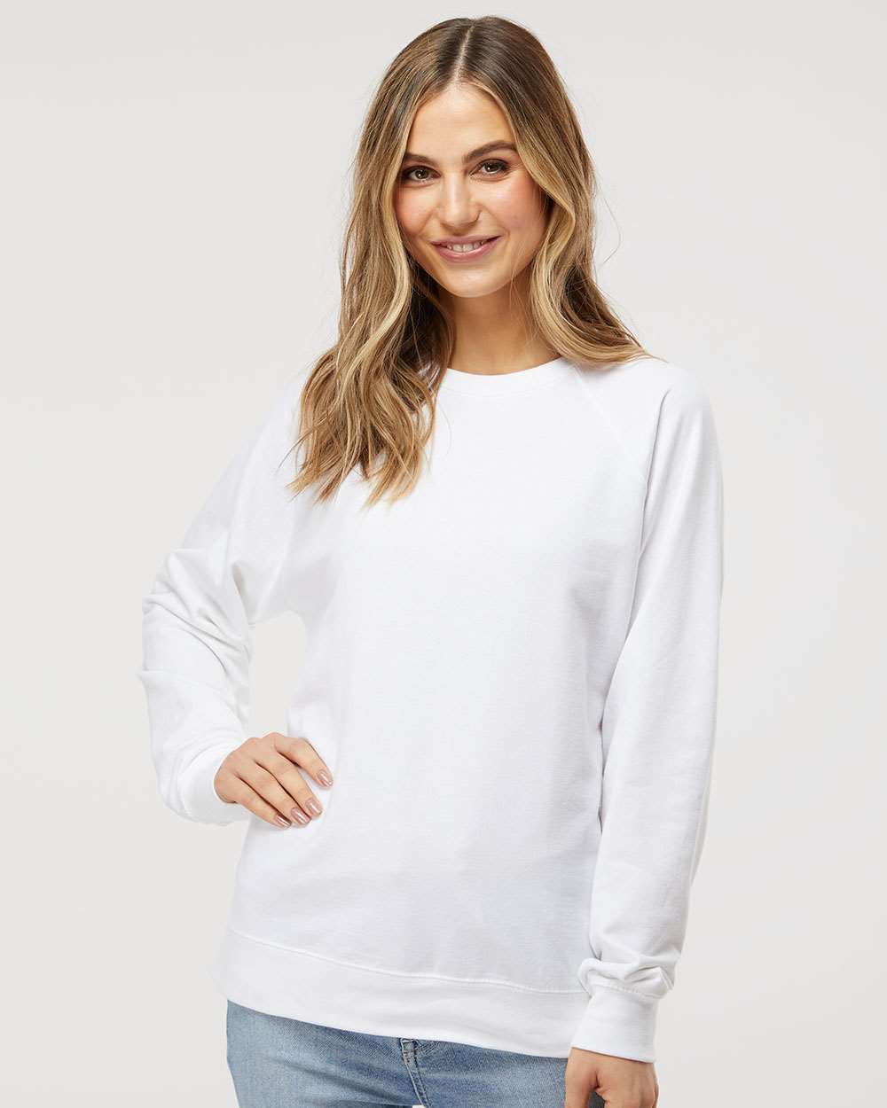 Independent Trading Co. Icon Lightweight Loopback Terry Crewneck Sweatshirt