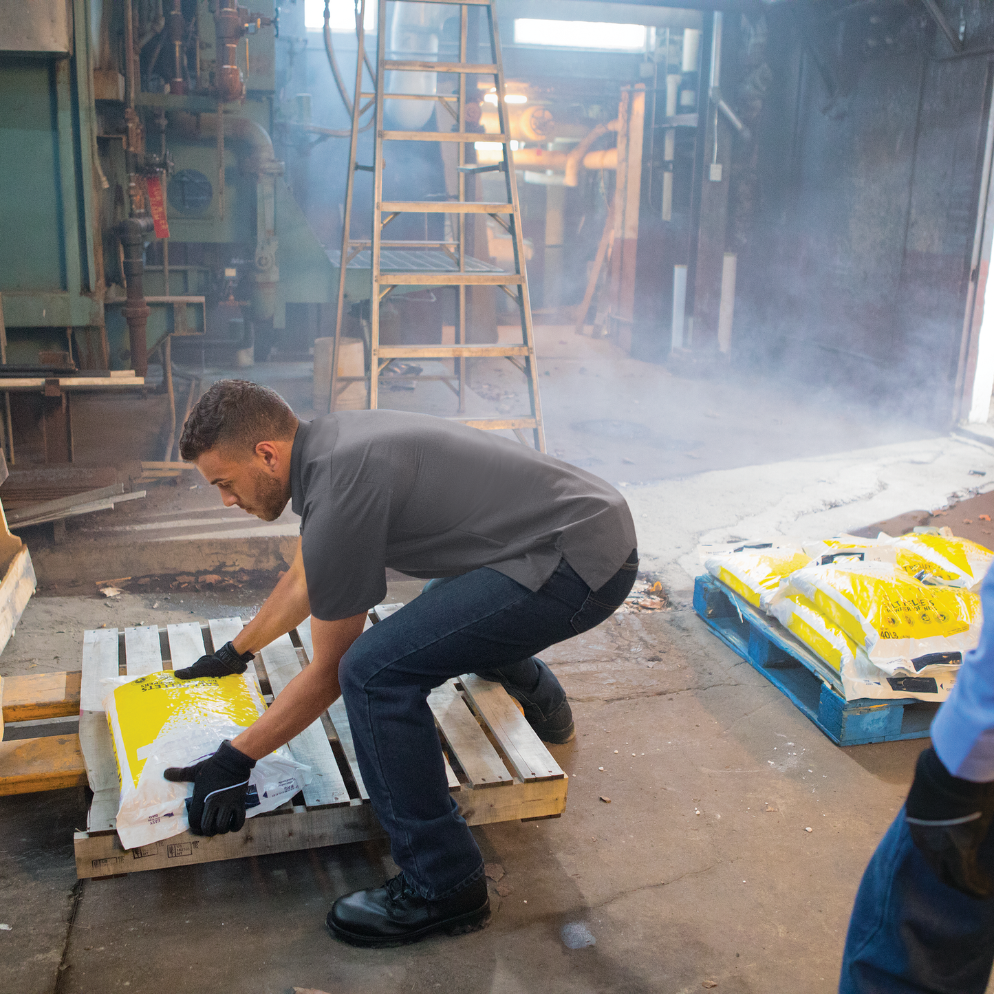 Jean de trabajo flexible Dura-Kap® de Red Kap para hombre, lavado medio