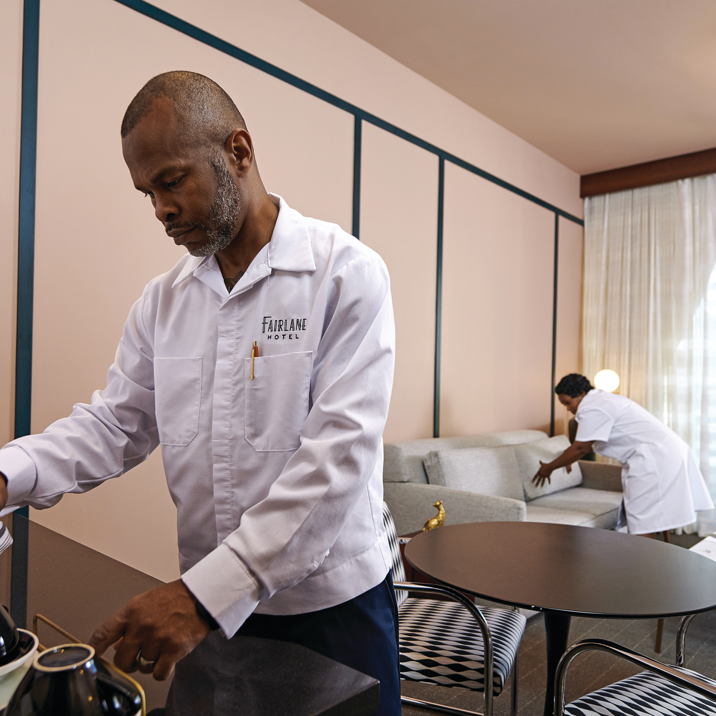 Red Kap Men's Button-Front Shirt Jacket