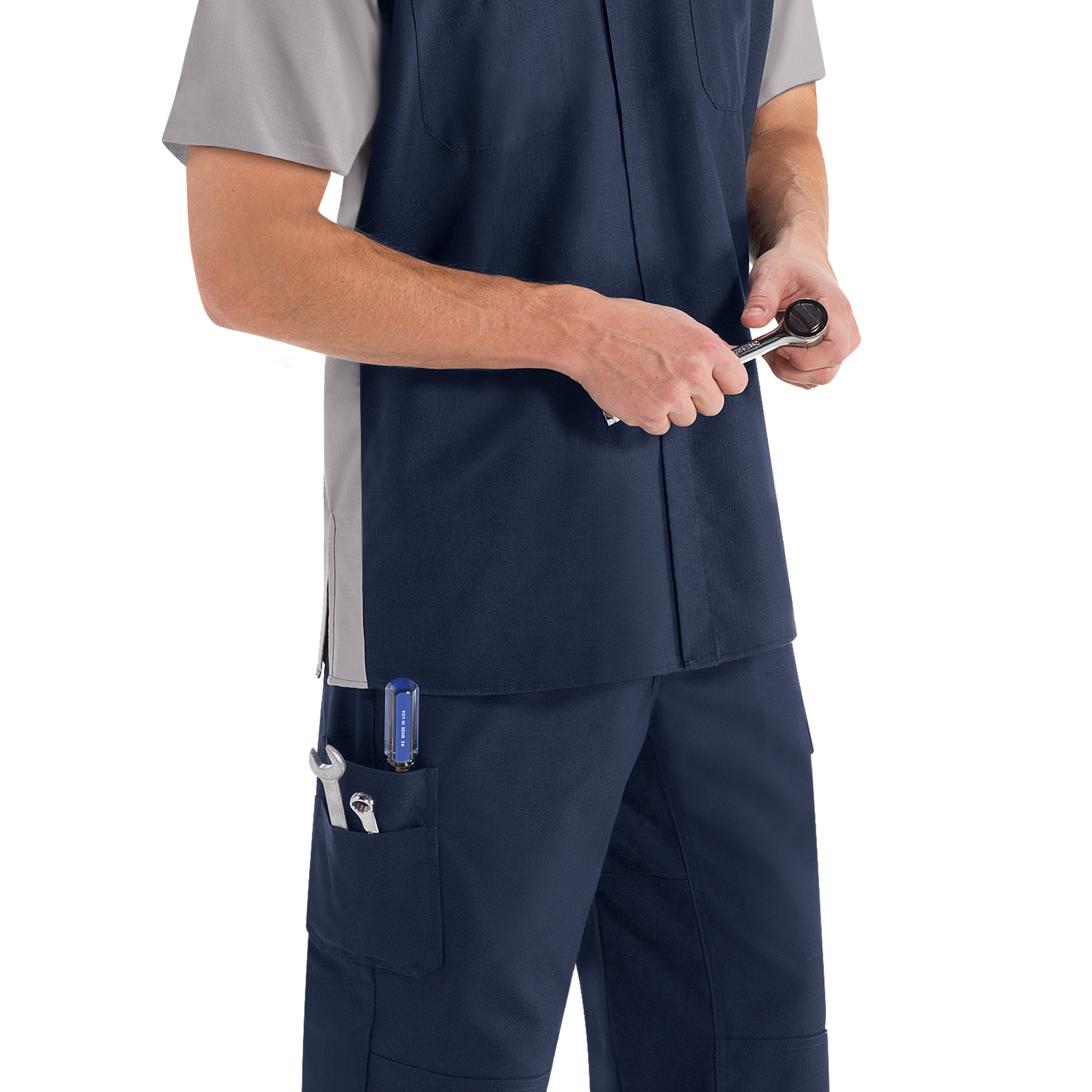 Pantalón deportivo de rendimiento para hombre Red Kap, color azul marino