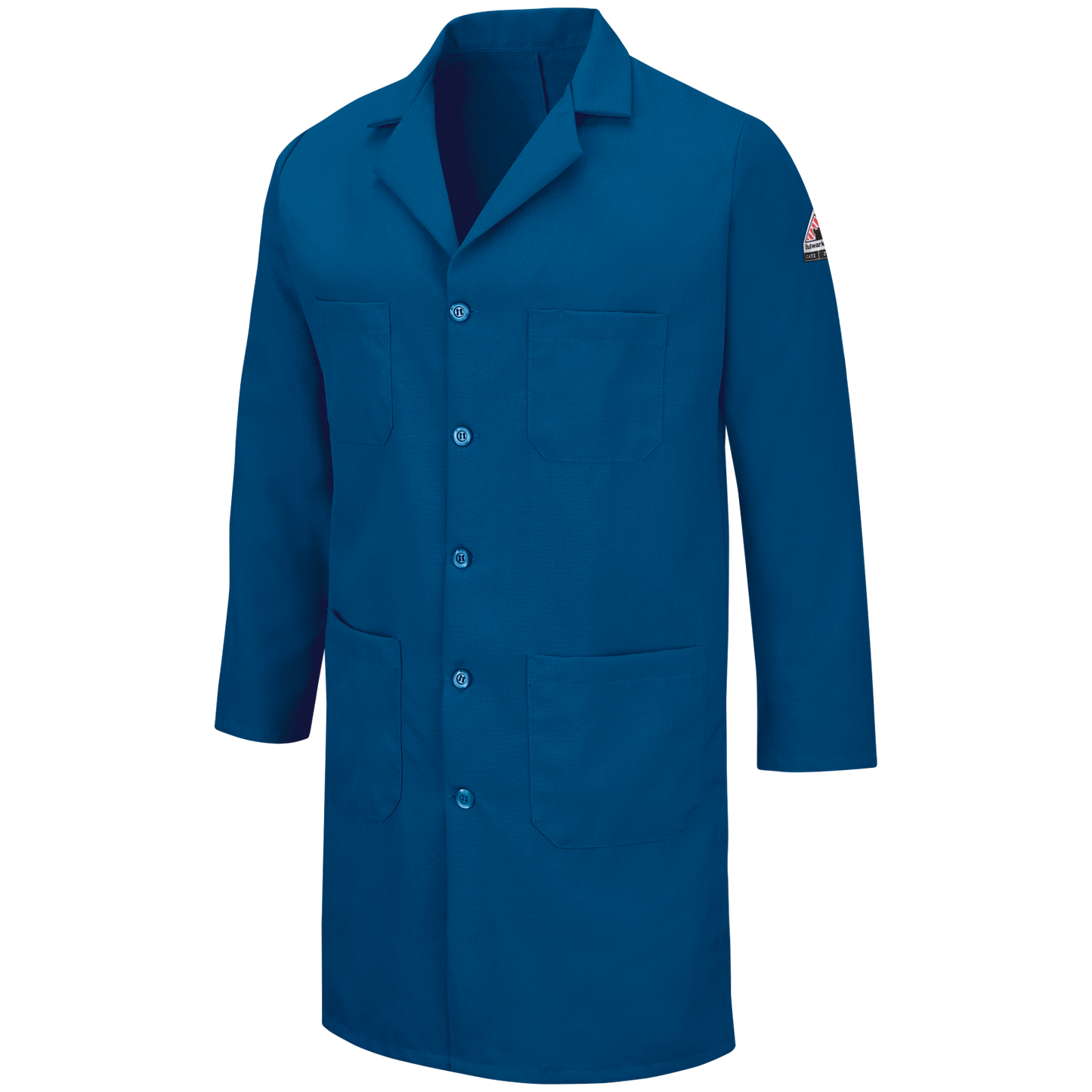 Bulwark® Men's Nomex FR Lab Coat - KNL2 - Color: Navy - Royal Blue