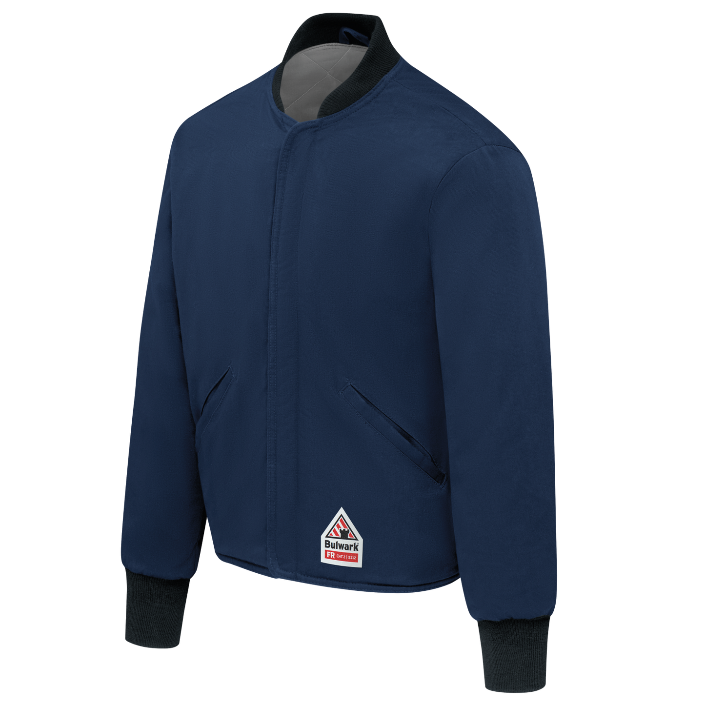 Bulwark Men's Lightweight FR Sleeved Jacket Liner - LLL8NV