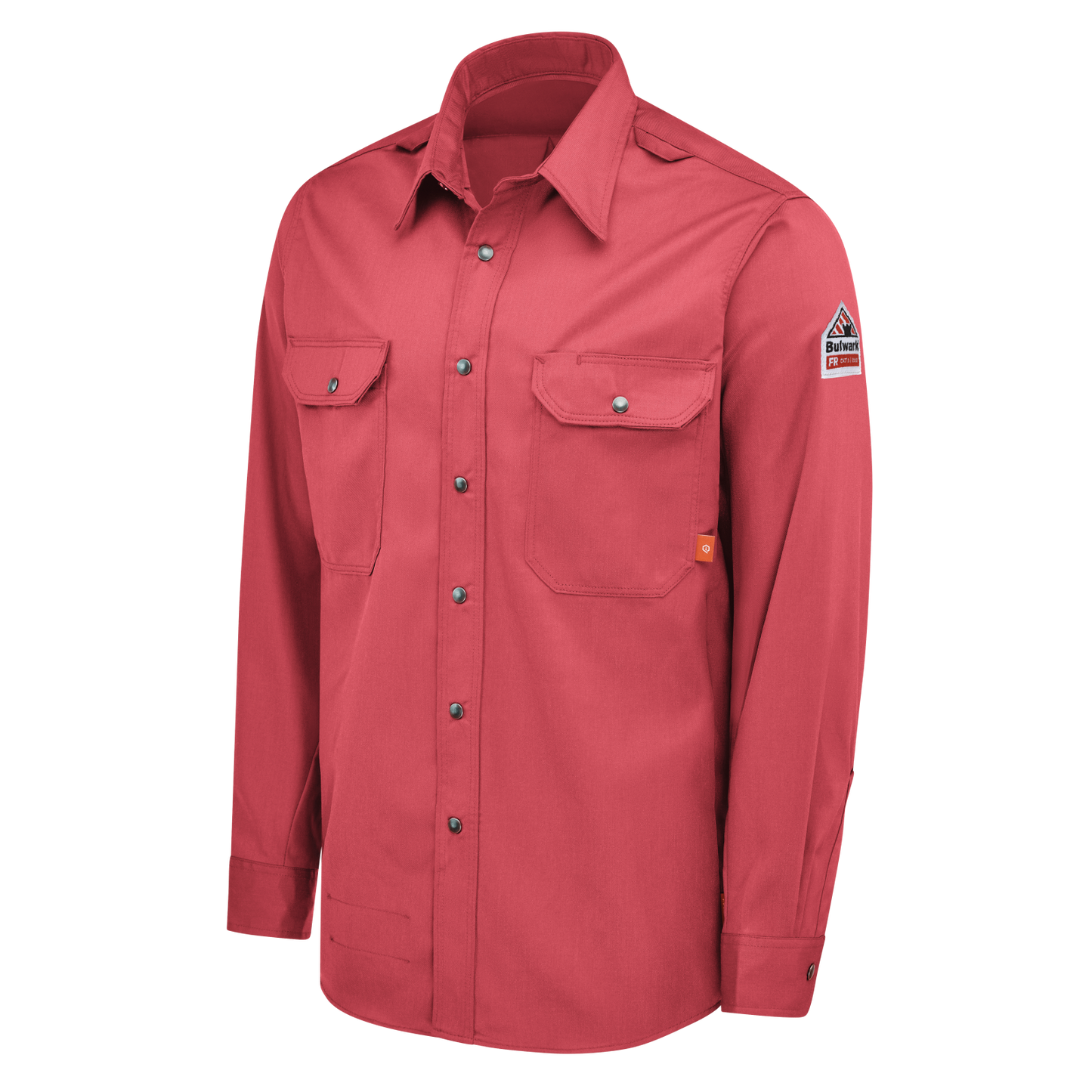 Bulwark Men's FR iQ Series® Midweight Comfort Snap-Front Woven Shirt - QS28