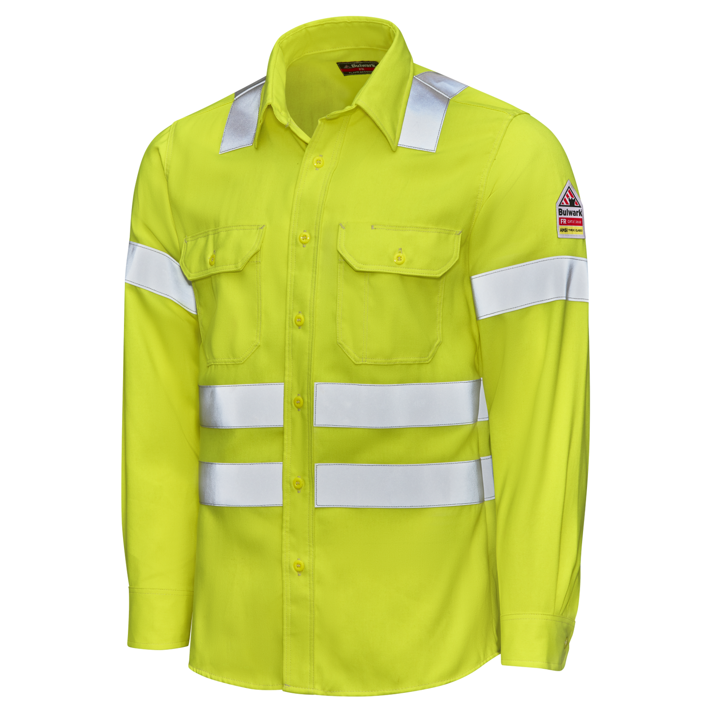 Camisa de trabajo de alta visibilidad Bulwark - S1W2HV