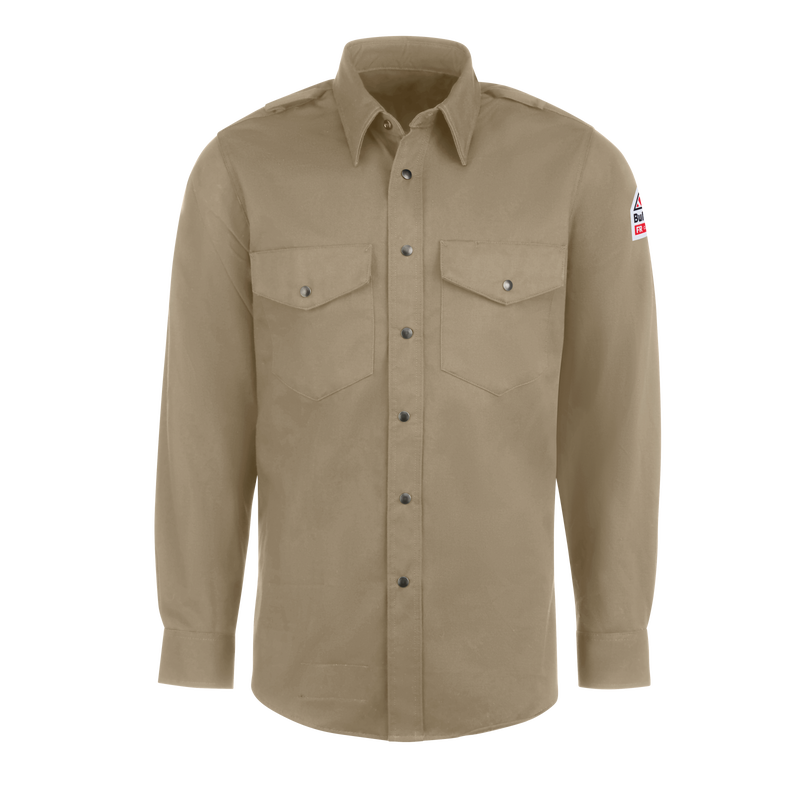 Bulwark Men's Midweight Excel FR Snap-Front Uniform Shirt - SES2