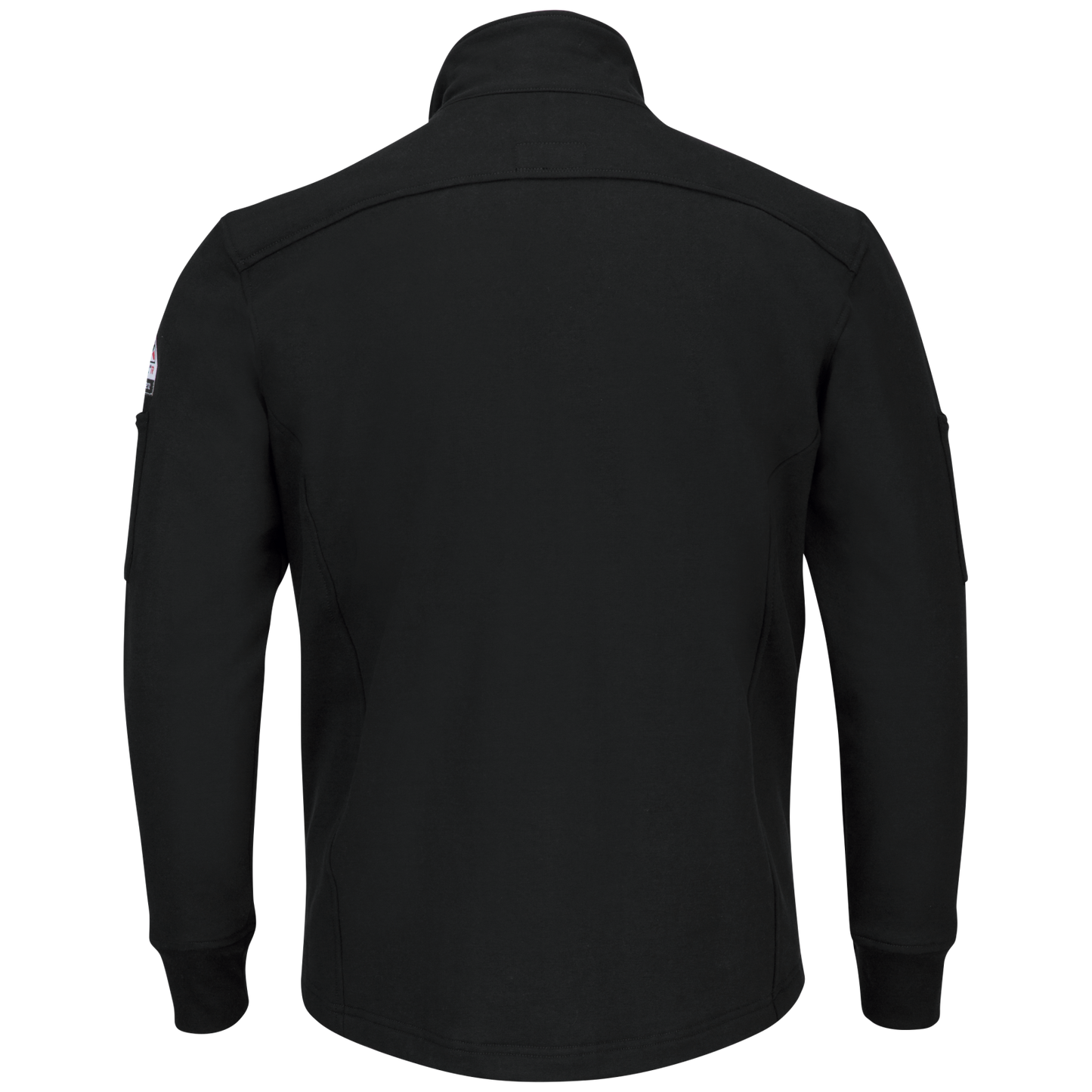 Bulwark® Men's Zip Front Fleece Jacket -Black -SEZ2BK