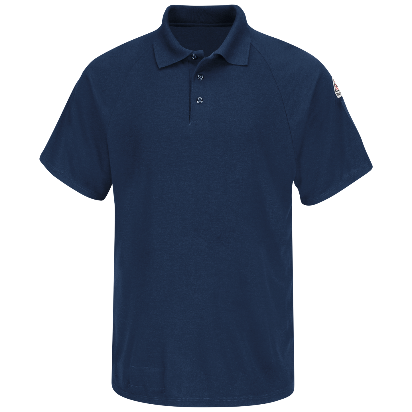 Bulwark® Men's Short Sleeve Classic Polo Shirt - SMP8 - Color: Grey - Navy - Basics Clothing Store