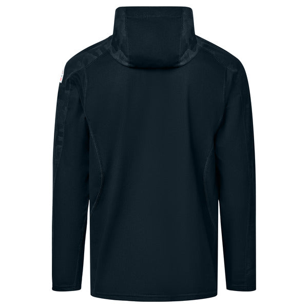 Bulwark® Men's Long Sleeve Flex Knit Hooded Tee - Navy - STH2NV