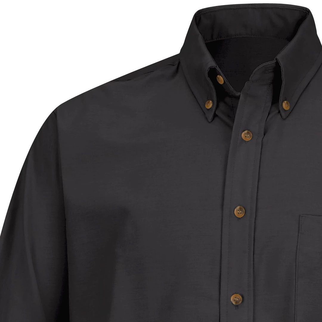 Volkswagen® Men's Long Sleeve Poplin Dress Shirt - Left Chest VW - Basics Clothing Store