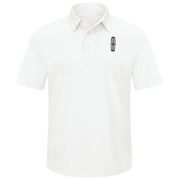 Lincoln® Mens Performance Knit® Flex Series Pro Polo - White - 5222WH