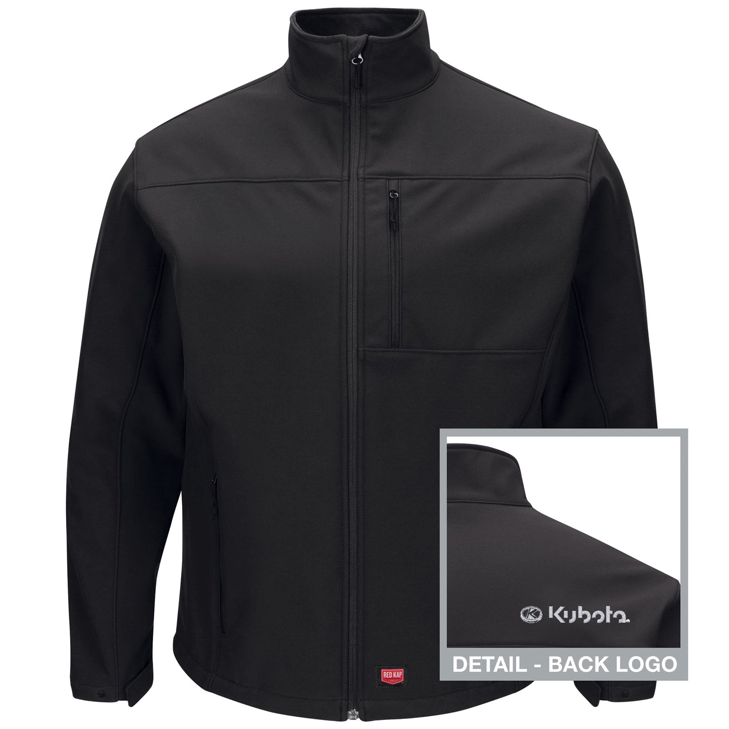 Kubota® Deluxe Soft Shell Jacket- Black - KB68BK - Basics Clothing Store
