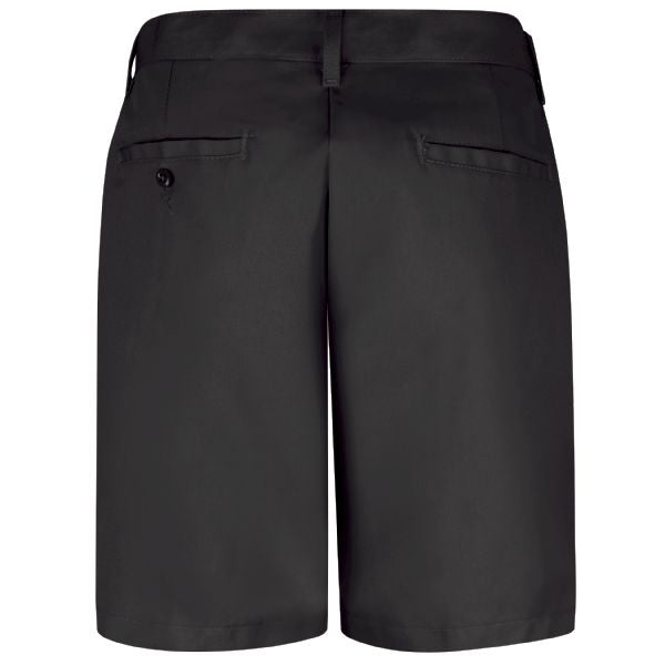 Chevrolet Women's 8" Plain Front Short - Black - PT27BK