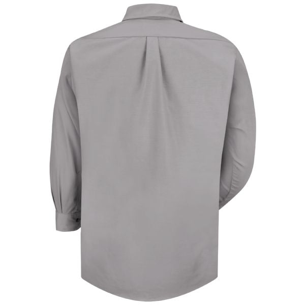 Toyota® Men's Long Sleeve Poplin Dress Shirt - Toyota Logo - Silver - 5555SV