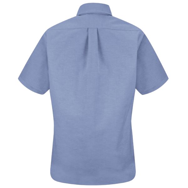Acura Women's Short Sleeve Executive Oxford Dress Shirt - Light Blue