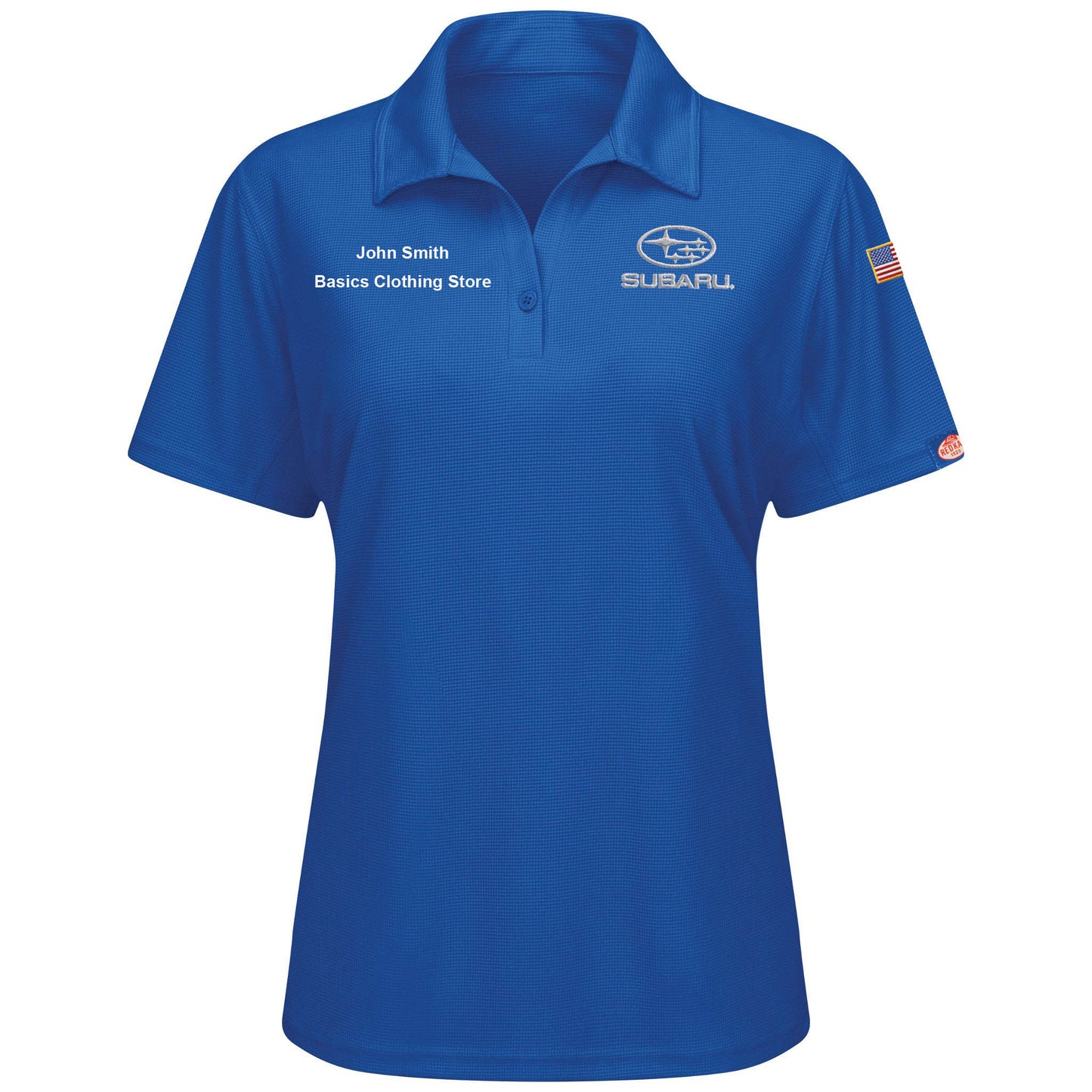Subaru Women's Short Sleeve Performance Knit® Flex Series Pro Polo -Royal Blue - SUK8RB