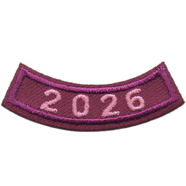 2026 Purple Year Rocker Patch