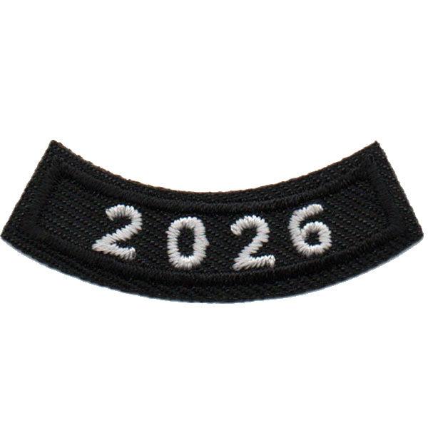 2026 Black Year Rocker Patch