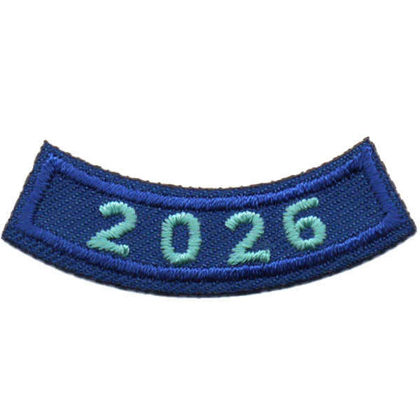 2026 Blue Year Rocker Patch