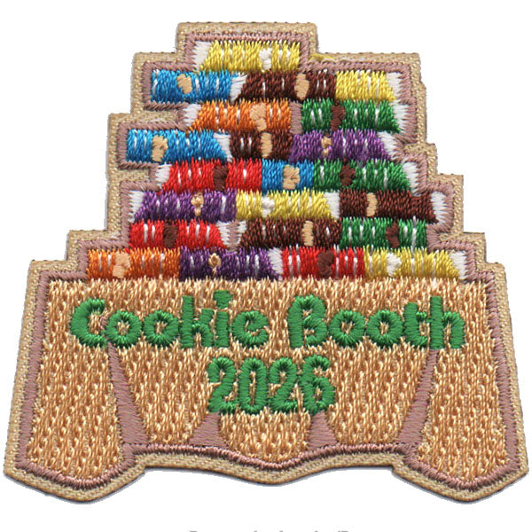 2026 Cookie Booth Patch Iron On
