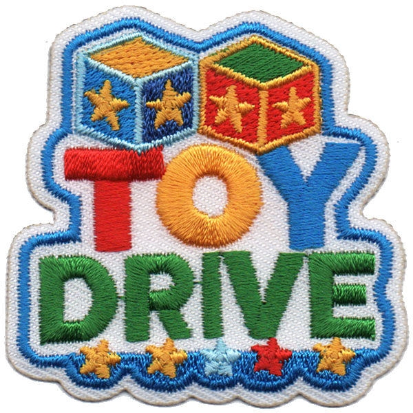 Toy Drive Patch Iron On - Basics Clothing Store