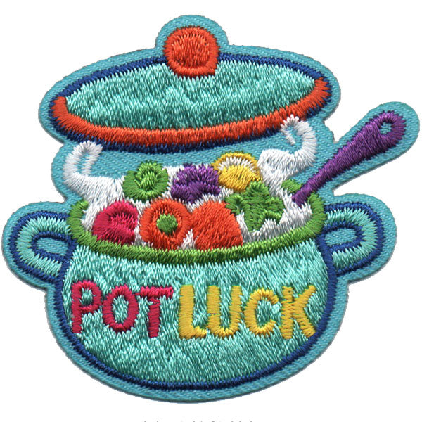 Pot Luck Patch Iron On