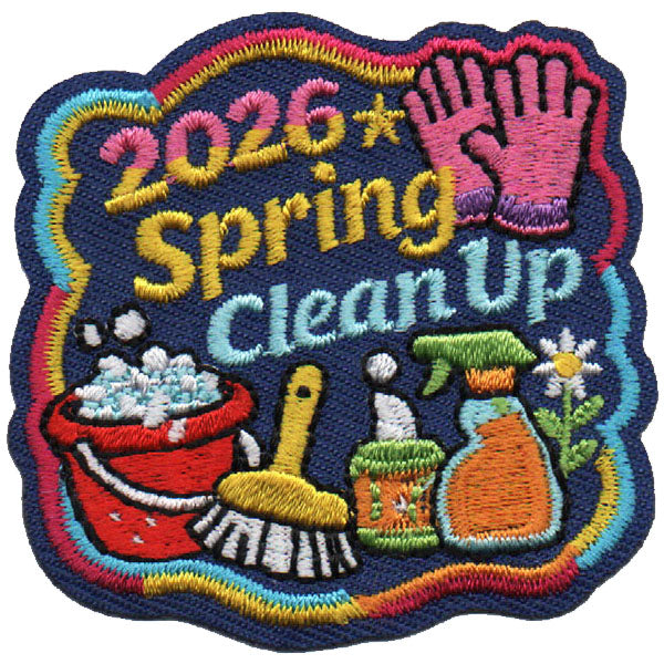 2026 Spring Clean Up Patch Iron On - Basics Clothing Store