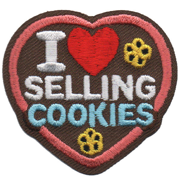 I Love Selling Cookies Patch Iron On