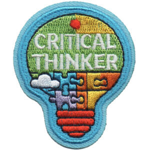 Critical Thinker Patch Iron On