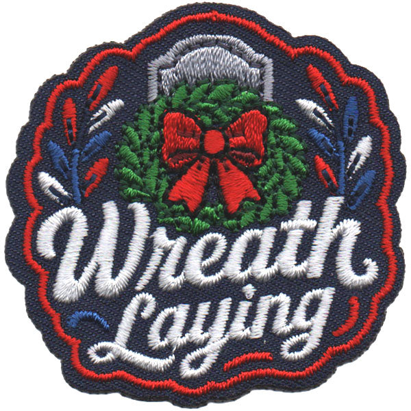 Wreath Laying Patch 7702