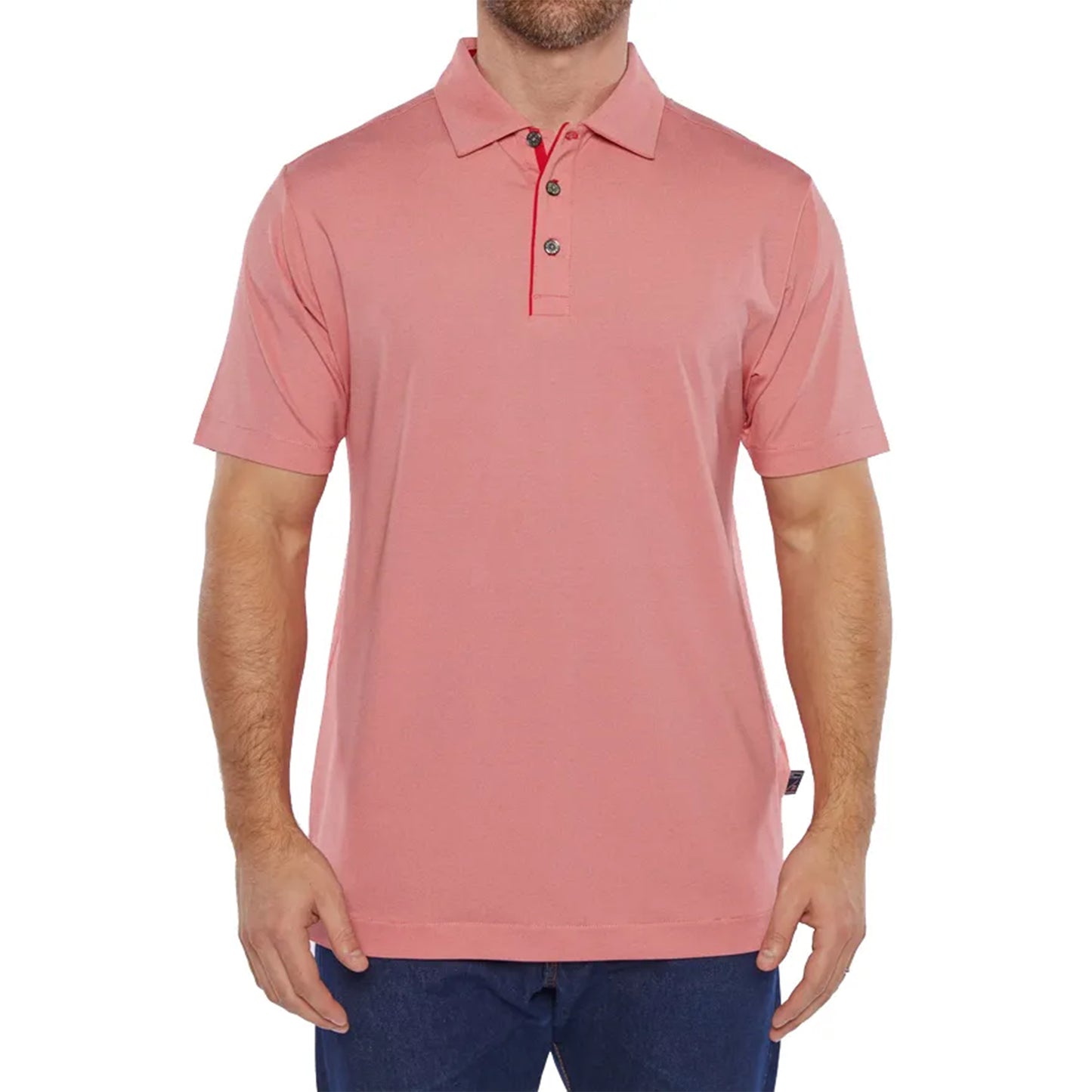 Pro Celebrity Men's Hampton Micro Stripe Polo Shirt