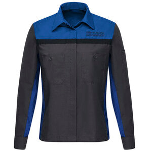 Subaru® Women's Long Sleeve Technician Shirt - Charcoal - SY13SU