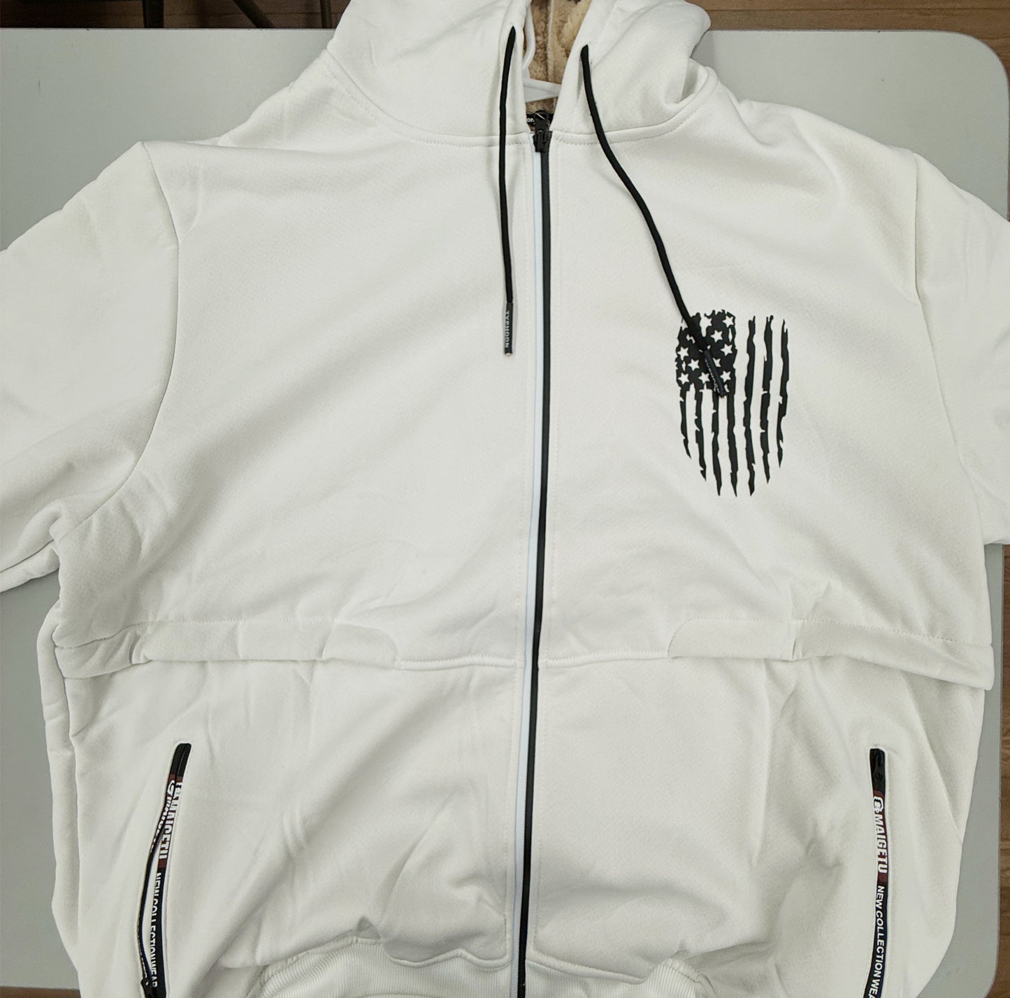 SilkLong American Flag Skull Jacket, Clearance