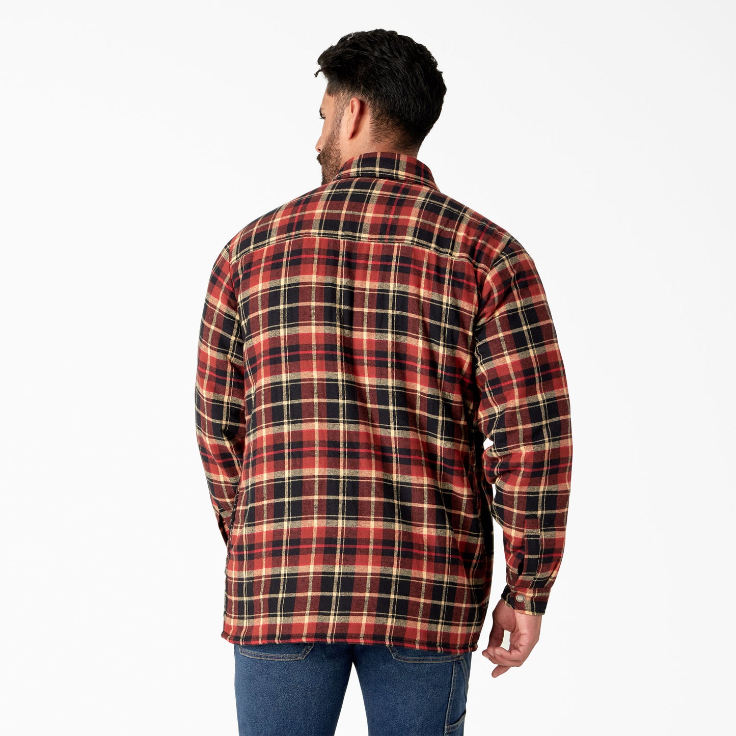 Dickies Water Repellent Fleece Lined Flannel Shirt Jacket