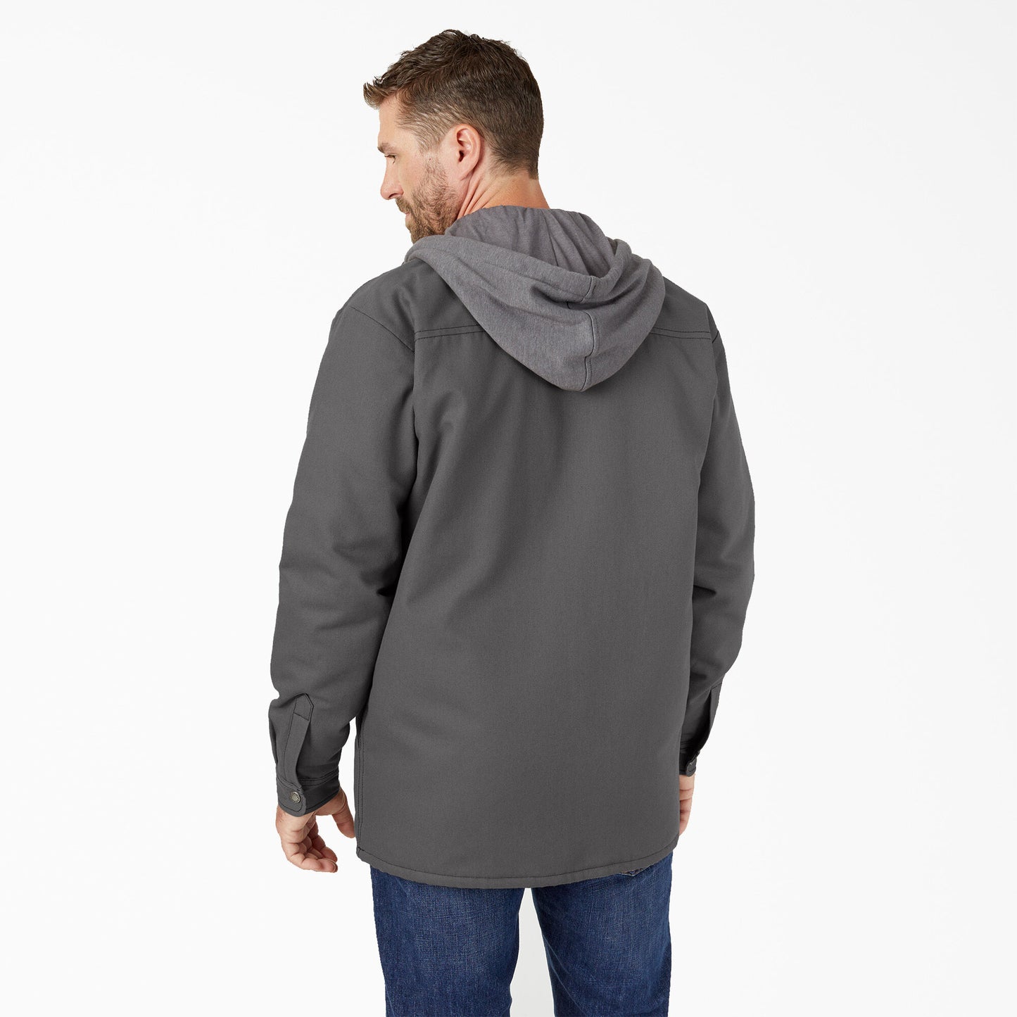 Dickies Water Repellent Duck Hooded Shirt Jacket