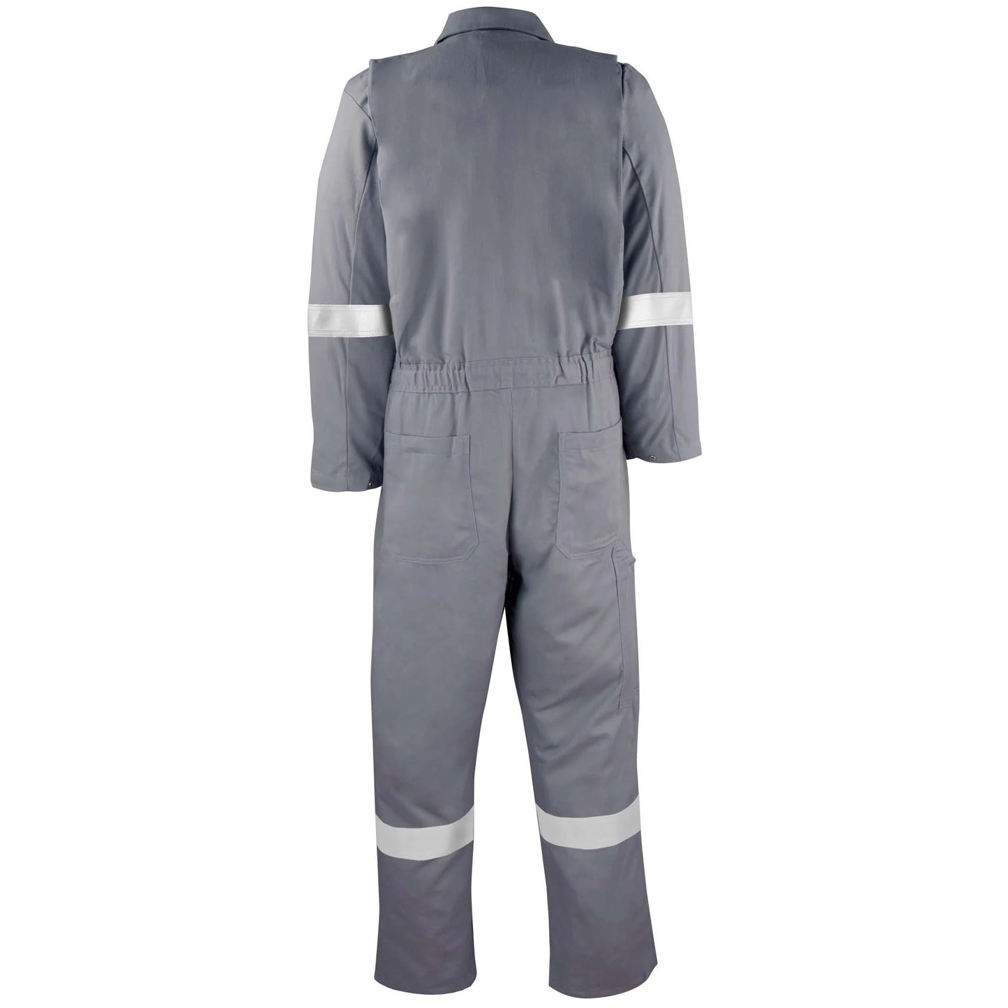 Big Bill Flame Resistant High Visibility Industrial Coverall with Reflective Material 7 oz - Gray -TX1308US7 - Basics Clothing Store
