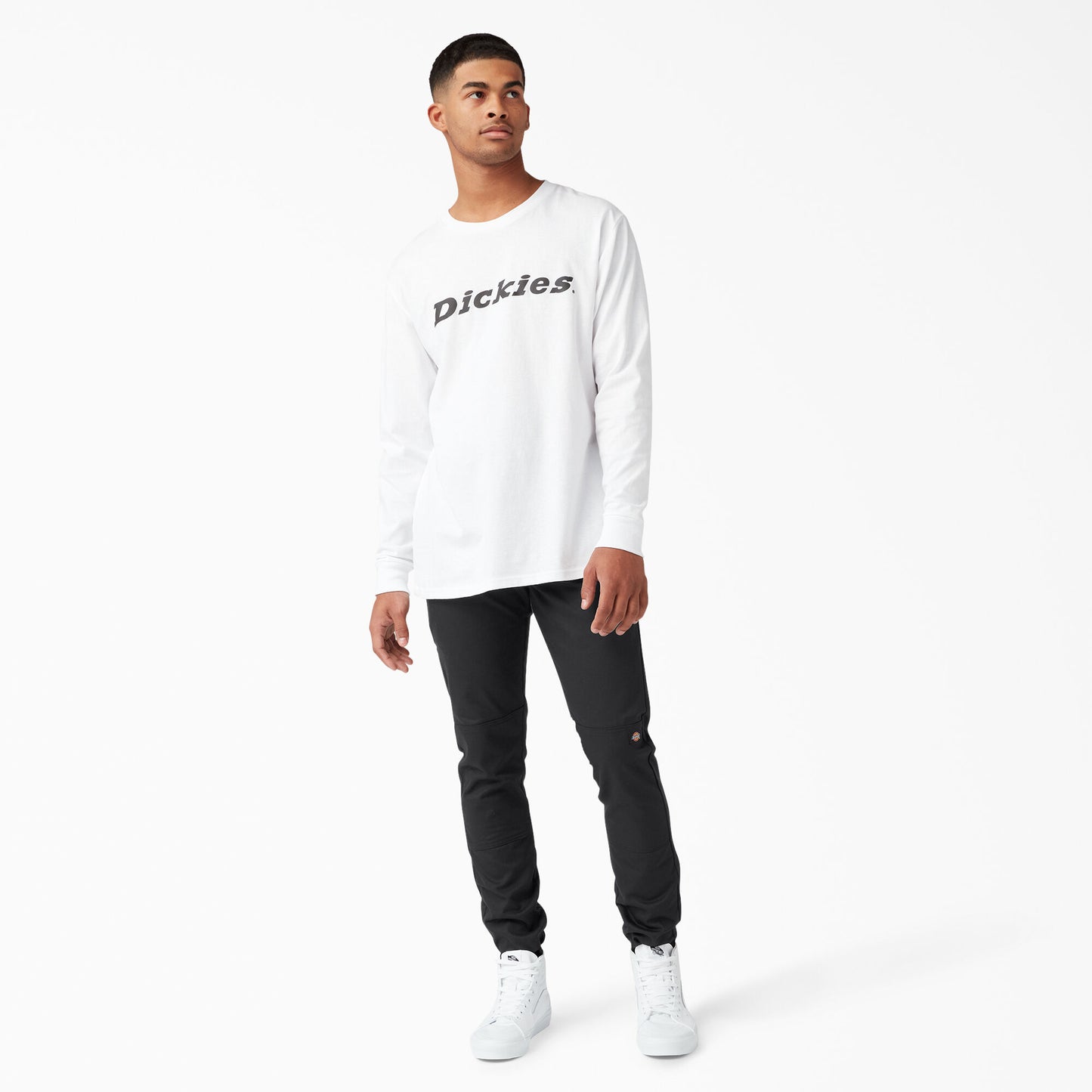 Dickies Skinny Fit Double Knee Work Pants - Black