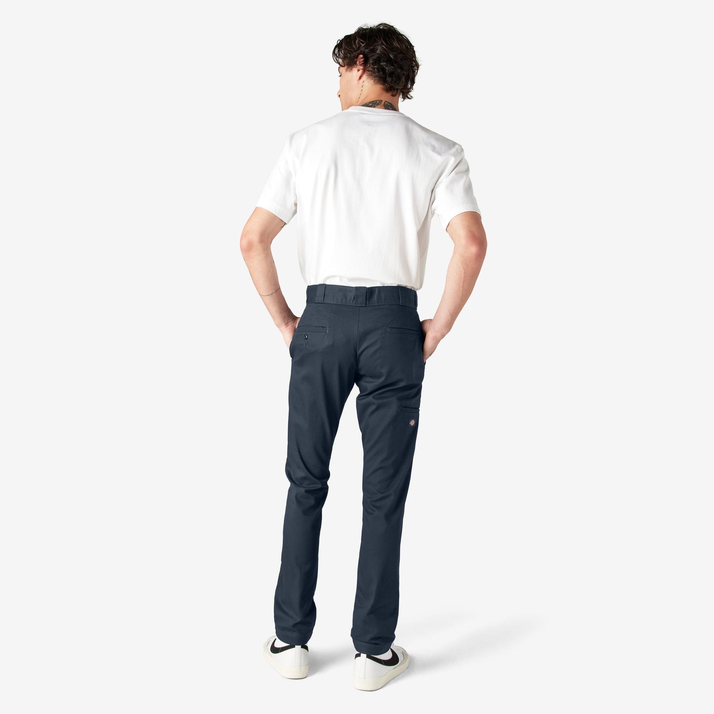 Dickies Skinny Fit Double Knee Work Pants - Dark Navy