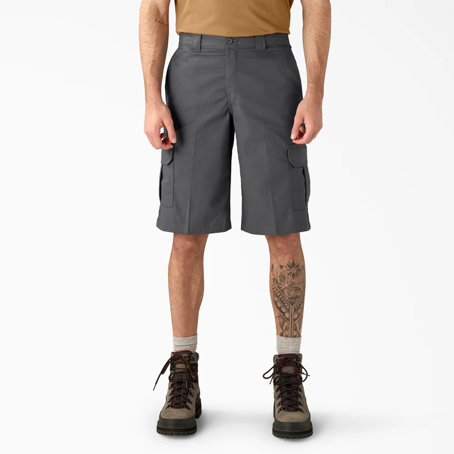 Dickies 13" Relaxed Fit Work Shorts, Charcoal, 42W, Clearance - Basics Clothing Store