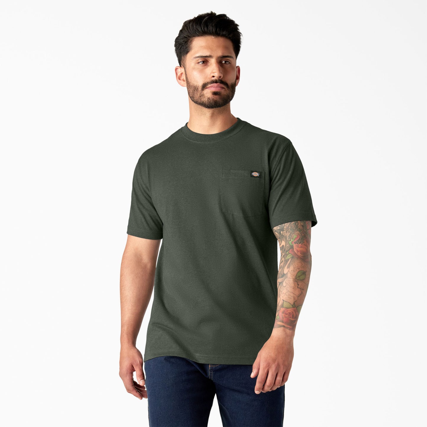 Dickies Heavyweight Heathered Short Sleeve Pocket T-Shirt