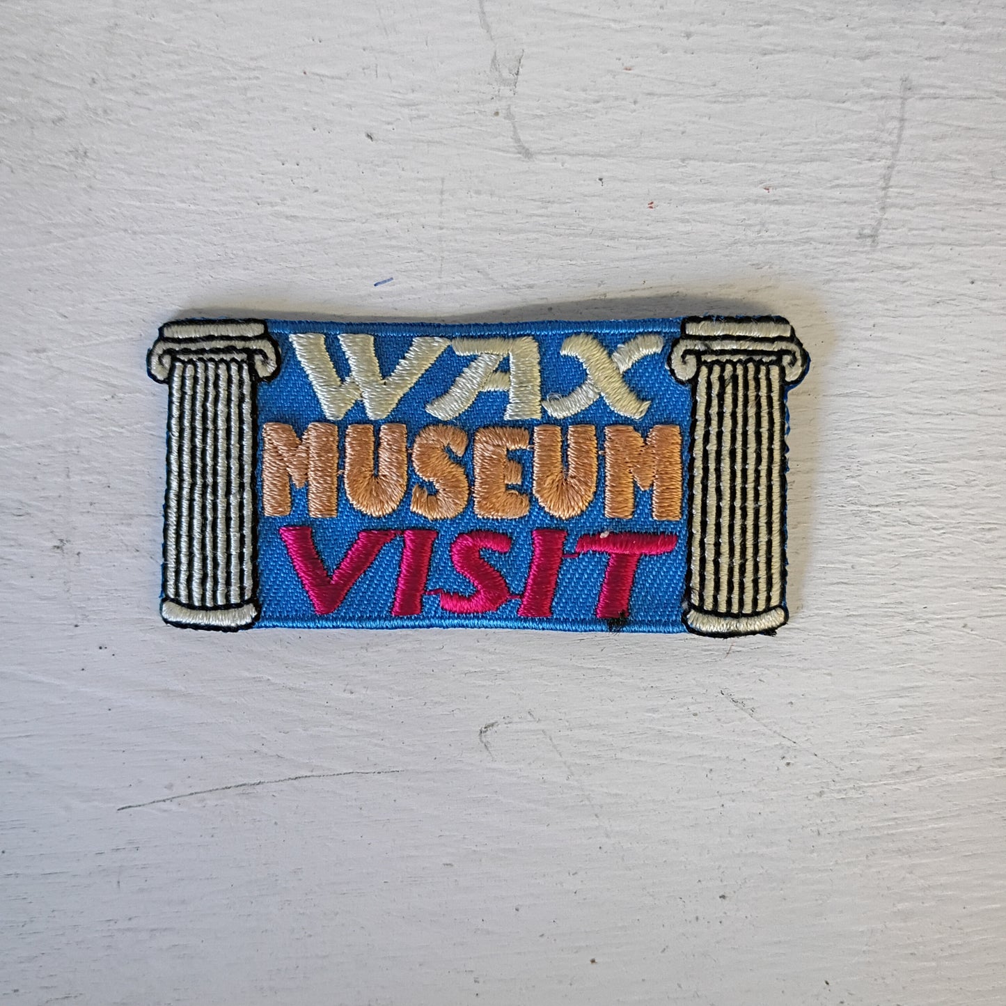 Discontinued Wax Museum Visit Fun Patch