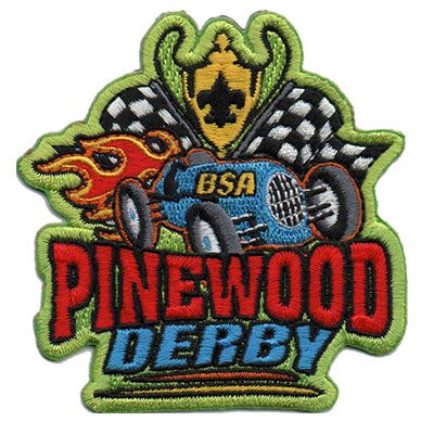 Pinewood Derby BSA Patch