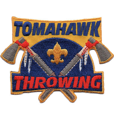 Tomahawk Throwing BSA Patch